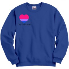 Unisex Film and Foil Crewneck Sweatshirt