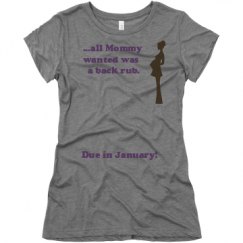 Ladies Slim Fit Super Soft Triblend Tee