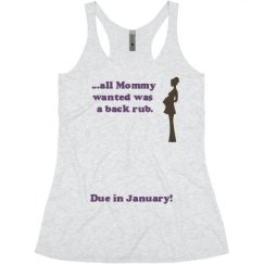 Ladies Slim Fit Super Soft Racerback Triblend Tank