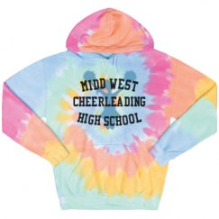 Unisex Tie-Dye Fleece Hoodie