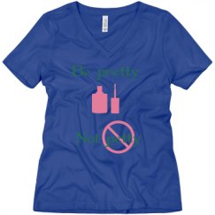 Ladies Relaxed Fit V-Neck Tee