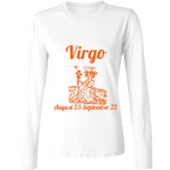 Ladies Relaxed Fit Basic Long Sleeve Tee