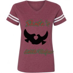 Ladies Relaxed Fit Vintage Sports Tee