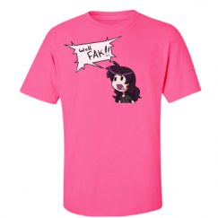 Unisex Ultra Cotton Safety Neon Crewneck Tee