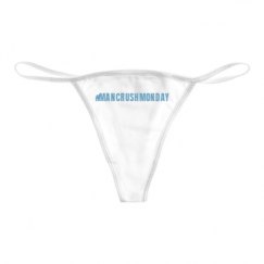 Basic White Thong Underwear