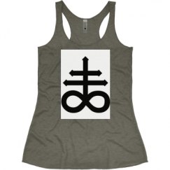 Ladies Slim Fit Super Soft Racerback Triblend Tank