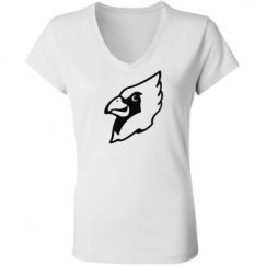 Ladies Slim Fit V-Neck Jersey Tee