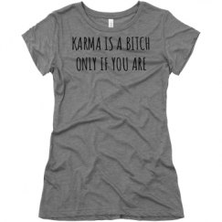 Ladies Slim Fit Super Soft Triblend Tee