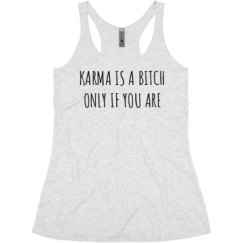 Ladies Slim Fit Super Soft Racerback Triblend Tank