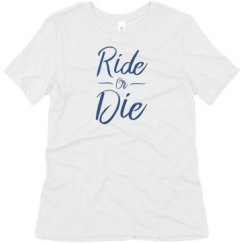 Ladies Relaxed Fit Super Soft Triblend Tee