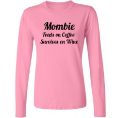 Ladies Relaxed Fit Basic Long Sleeve Tee