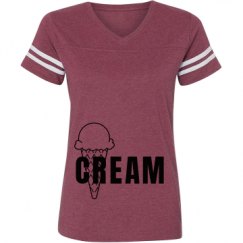 Ladies Relaxed Fit Vintage Sports Tee