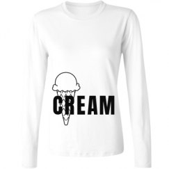 Ladies Relaxed Fit Basic Long Sleeve Tee