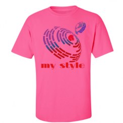 Unisex Ultra Cotton Safety Neon Crewneck Tee