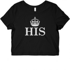 Ladies Slim Fit Crop Top Tee