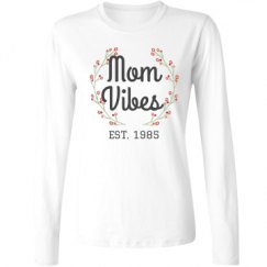 Ladies Relaxed Fit Basic Long Sleeve Tee