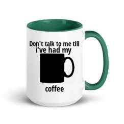 15oz Ceramic Mug with Color Inside