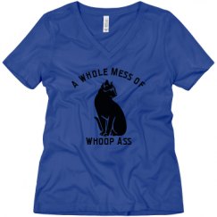 Ladies Relaxed Fit V-Neck Tee