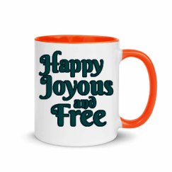 11oz Ceramic Mug with Color Inside