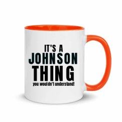 11oz Ceramic Mug with Color Inside