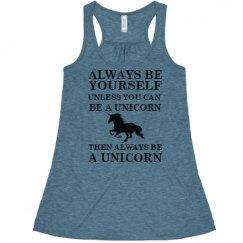 Ladies Flowy Racerback Tank