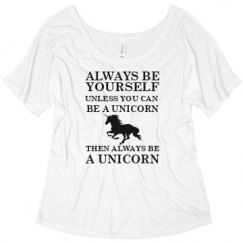 Ladies Flowy Slouchy Tee