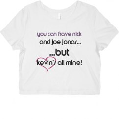 Ladies Slim Fit Crop Top Tee