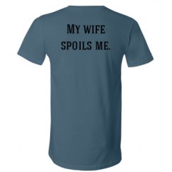 Unisex V-Neck Jersey Tee