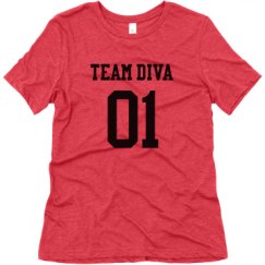 Ladies Relaxed Fit Super Soft Triblend Tee