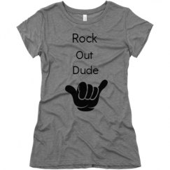 Ladies Slim Fit Super Soft Triblend Tee