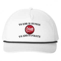 Snapback Five-Panel Rope Hat