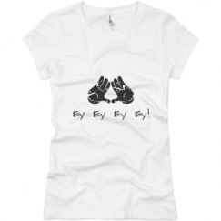 Ladies Slim Fit Basic Promo Jersey Tee