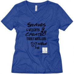 Ladies Relaxed Fit V-Neck Tee
