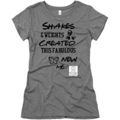 Ladies Slim Fit Super Soft Triblend Tee