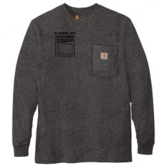Unisex Carhartt Pocket Long Sleeve Tee