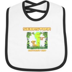 Infant Contrast Trim Bib