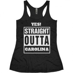 Ladies Slim Fit Super Soft Racerback Triblend Tank