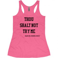 Ladies Slim Fit Super Soft Racerback Triblend Tank