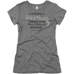 Ladies Slim Fit Super Soft Triblend Tee