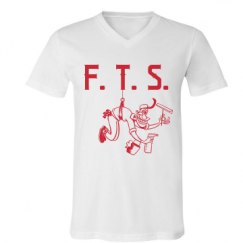 Unisex V-Neck Jersey Tee