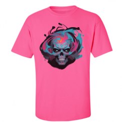 Unisex Ultra Cotton Safety Neon Crewneck Tee