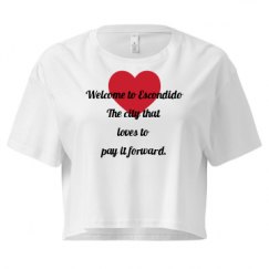 Ladies Festival Cali Crop Top Tee