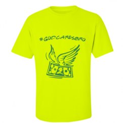 Unisex Ultra Cotton Safety Neon Crewneck Tee