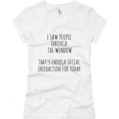 Ladies Slim Fit Basic Promo Jersey Tee