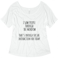 Ladies Flowy Slouchy Tee