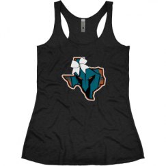 Ladies Slim Fit Super Soft Racerback Triblend Tank