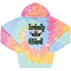 Unisex Tie-Dye Fleece Hoodie