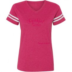 Ladies Relaxed Fit Vintage Sports Tee