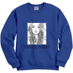 Unisex Film and Foil Crewneck Sweatshirt