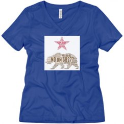Ladies Relaxed Fit V-Neck Tee